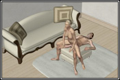 Камасутра 3D: позиция «Секс-машина (перевернутая)»